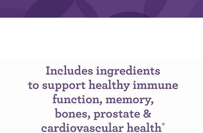 Innate Response Formulas Men’s 55+ Multivitamin - Daily Multivitamin for Men 55 and Over - with B Vitamins - Vegetarian, Non-GMO, Kosher, and Gluten-Free - 120 Tablets (60 Servings)