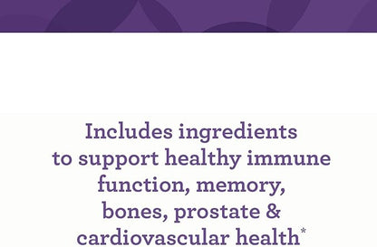 Innate Response Formulas Men’s 55+ Multivitamin - Daily Multivitamin for Men 55 and Over - with B Vitamins - Vegetarian, Non-GMO, Kosher, and Gluten-Free - 120 Tablets (60 Servings)