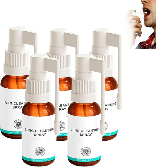 Lung Cleansing Spray,Herbal Lung Cleansing Spray,Herbal Lung Cleanse Mistm, (5PCS)