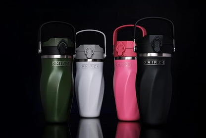 Shaker Bottle –26oz Double Wall Stainless Steel, No Mixing Tools Needed,Ideal for Protein Shakes,Water, Smoothies, Cocktails –Leak-Proof, Copper-Insulated, BPA-Free (Pink)