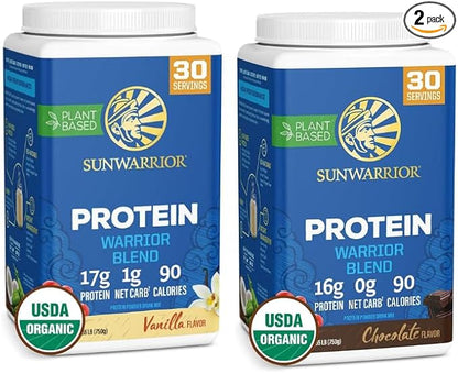 Vegan Organic Protein Powder Plant-Based Bundle - 2 Pack
