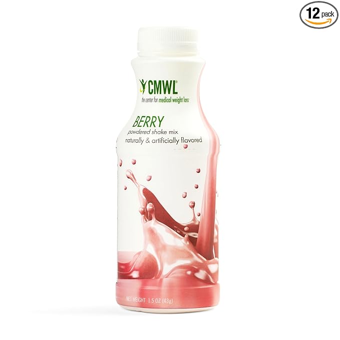 Berry Powdered Protein Shake Mix | On The Go Meal Replacement Shake | Support Weight Management | Muscle Maintenance | 160 Calories, 16g Protein, 24 Vitamins & Minerals, Low Carb, Zero Trans Fat