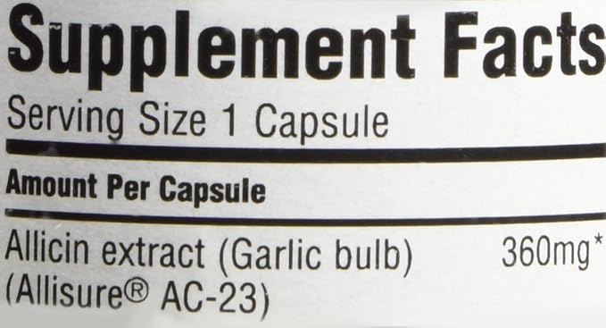 Alliultra Capsules 30 Count 360mg