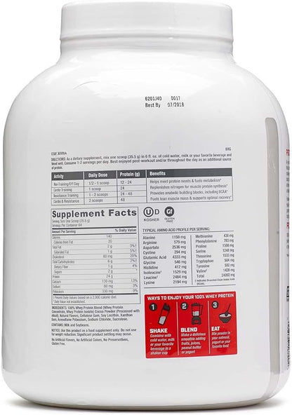 GNC Pro Performance 100% Whey Protein Powder - Chocolate Supreme, 64 Servings, Supports Healthy Metabolism and Lean Muscle Recovery
