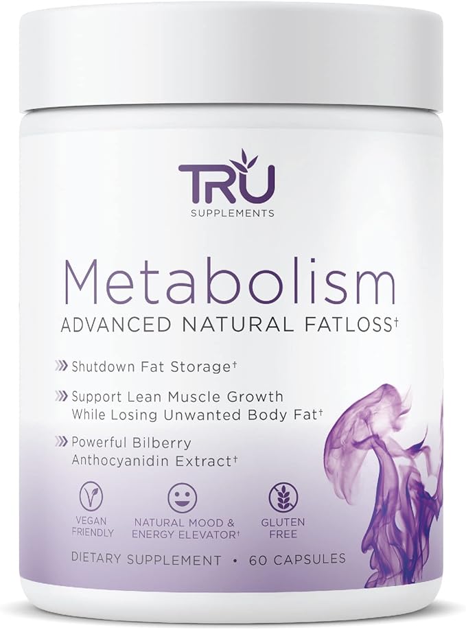TRU Metabolism, Advanced Fat Loss, Fight Cravings, Boost Mood, No Jitters or Crash, 30 Servings