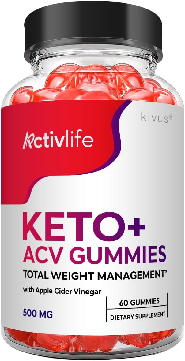 kivus Activlife Keto Gummies - Activlife Keto ACV Gummies (Single, 60 Gummies)