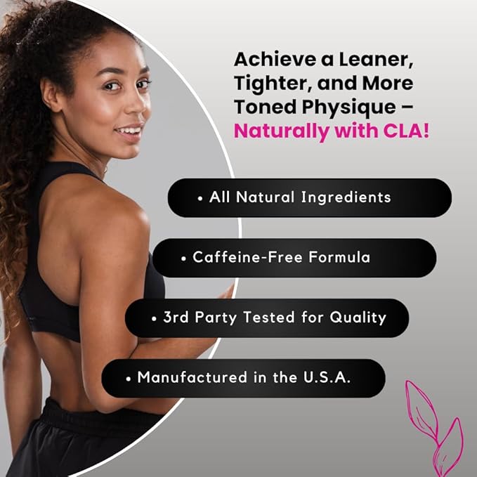 UNALTERED Slim Tighten Tone - CLA Supplement for Women - Supports Waistline, Healthy Metabolism, & Long-Term Weight Management - Natural, Caffeine-Free Diet Pills - 90 Softgels