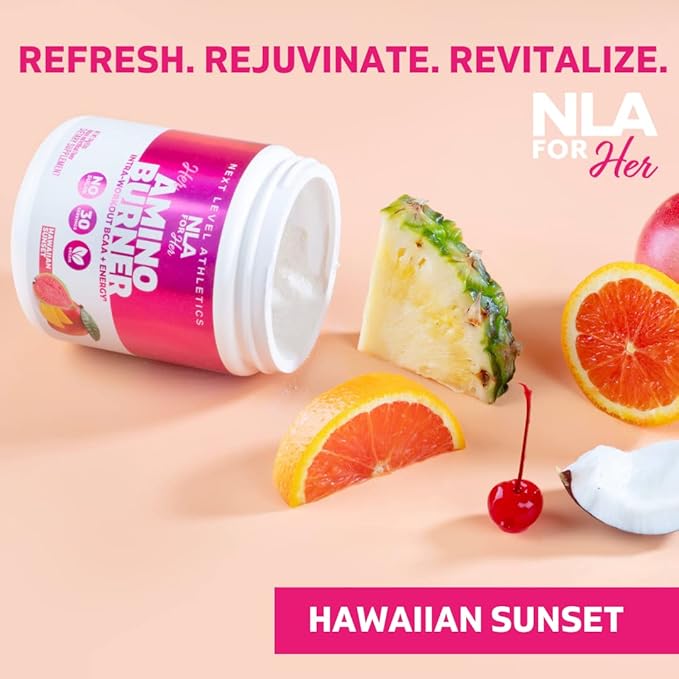Uplift Pre-Workout for Women (30 Servings) -Hawaiian Sunset -Provides Clean/Sustained Energy, Supports Athletic Performance, Fast Twitch Muscle Fiber Activation Endurance (Caffeine, Vegan, GF, 15 Cal)