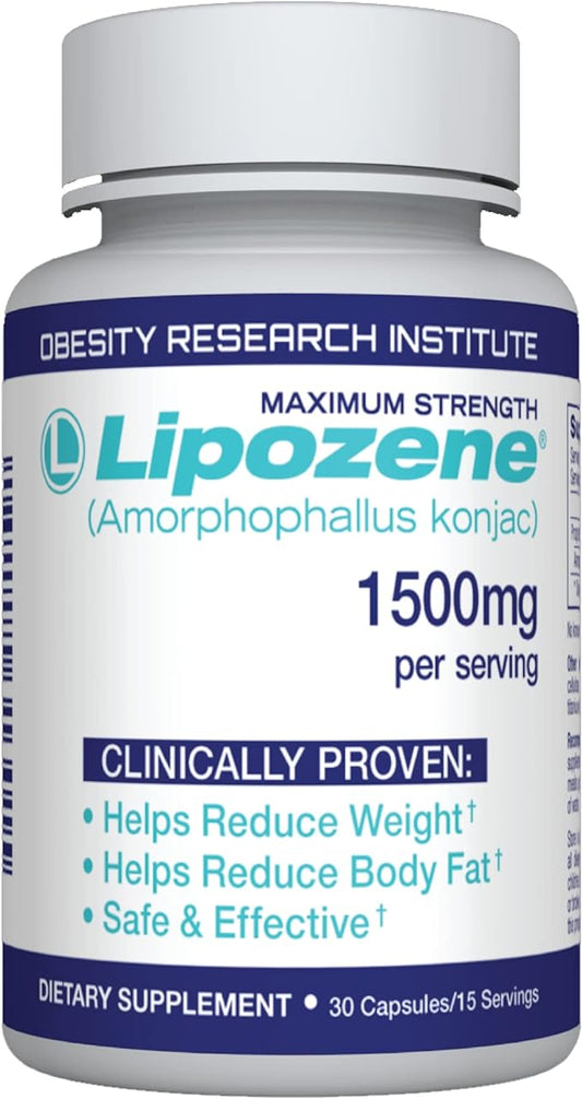 Lipozene® Diet Weight Loss Supplements - 1 Bottle 30 Capsules -