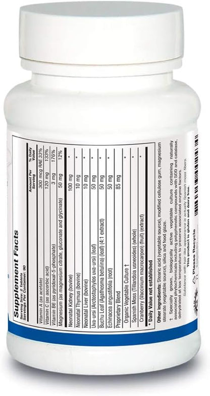 Biotics Research Renal Plus™ – Botanical, Glandular and Nutritional Support for Optimal Renal Function. Kidney Health. Supports Urological Function. Ulva ursi, Buchu Leaf, Echinacea, Cranberry 180Tabs