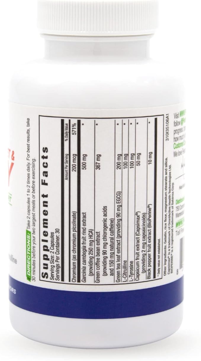 Performance Inspired Nutrition Diet & Energy Supplement - 60 Count