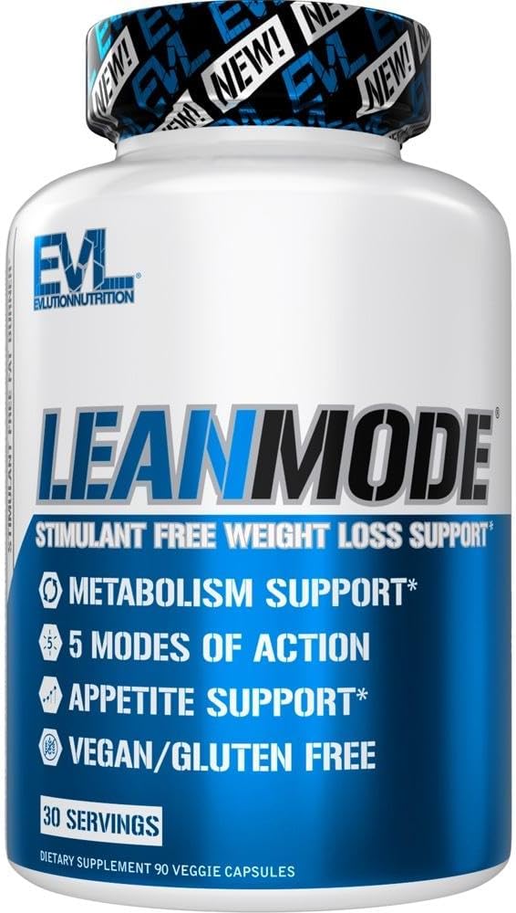 EVL Metabolic Energy Supplement - Multipurpose Herbal Metabolic Support with Invigorating Green Coffee Bean Extract - LeanMode Green Tea and Garcinia Cambogia Capsules - 30 Servings