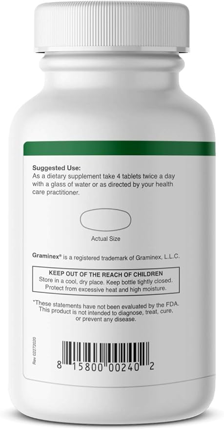 Barley Grass Tablets - Energy Boosting Greens Nutritional Supplement - Antioxidant-Rich Superfood with Multivitamin, Minerals, Amino Acids - 240 Tablets