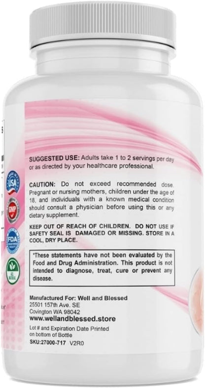 Multi Premium Collagen Supplements for Women with Vitamin C, E -Tighten Skin, Reduce Wrinkles, Strong Nails, Joints & Hair Growth - Anti Aging Skin Care Supplements for Women -90 Capsules