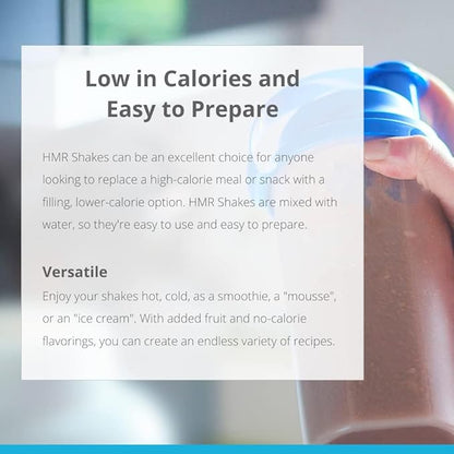 HMR 120 "Classic" Shake Meal Replacement Powder | Chocolate Shake Mix to Support Healthy Weight Loss | 12g of Protein | Nutritional Drink | Low Calorie Food | 12 Servings