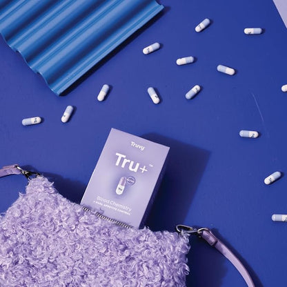 Tru+ Dual Appetite Suppressant for Weight Loss - 30-Day Kit - Blood Chemistry - Food Dietary Supplements for Women & Men - 1 Box of Tru+™ (56 Capsules)