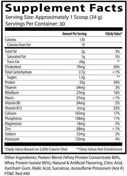 Insane Labz Insane Whey,100% Muscle Building Whey Protein, BCAA Amino Profile, Mass Gainer, Meal Replacement (Strawberries & Cream, 30 Servings)