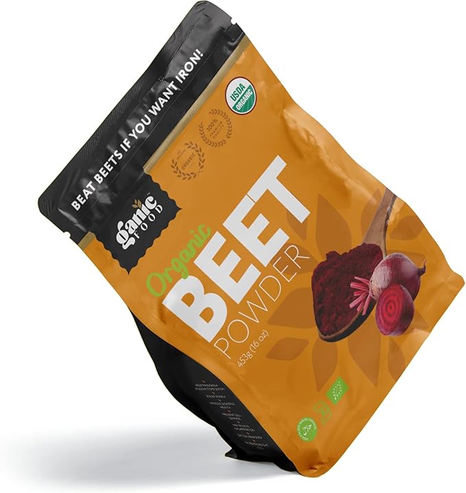 Organic Beet Root Powder, 16 Ounces