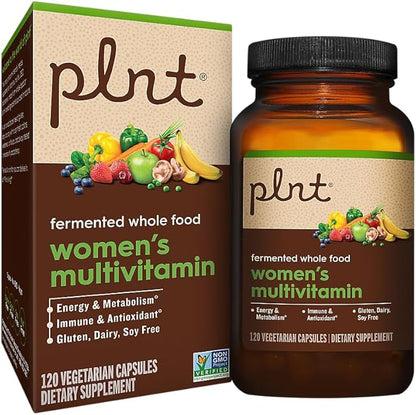Fermented Whole Food WomenaTMs Multivitamin (120 Vegetarian Capsules)
