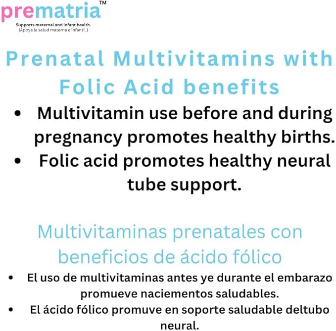 Prematria Prenatal Multivitamin Folic Acid Omega-3 Fish Oil Softgel