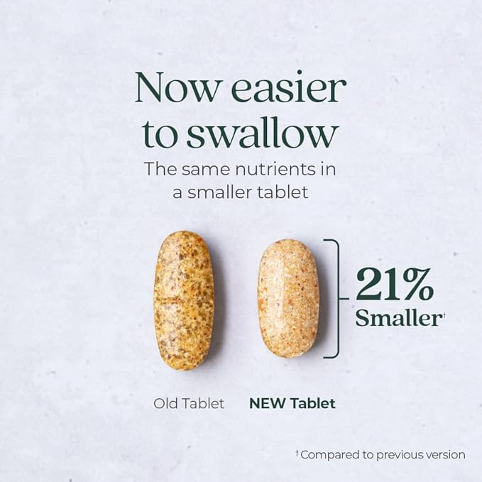 New Chapter Men's Multivitamin 40 Plus for Energy, Heart, Prostate + Immune Support with Fermented Nutrients - Every Man's One Daily 40+, Made with Organic Vegetables & Herbs, Non-GMO - 48 ct