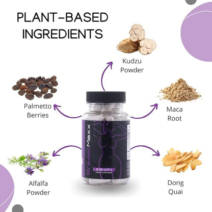 Pills, Supplements for Women and Men, Target Your Curves, Breast Formula with Ingredients, The Original Breast Maxx Brand