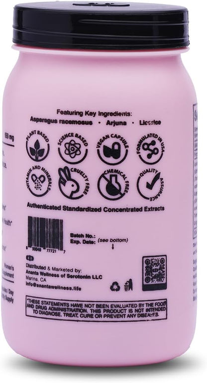 Ananta AllSys Hers Supplement for Women - Support to Maintain 11 Main Bodily Systems, Help to Promotes Hair, Skin and Bone Health, Helps Boost Immune Support (60 Vegan Capsule)