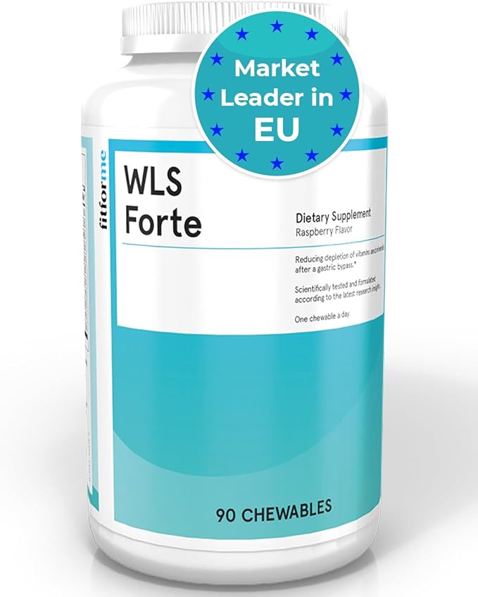 Bariatric Multivitamins After Gastric Bypass - One a Day WLS Forte Chewable - 90 Days Supply of Vitamins & Minerals, Scientifically Proven - Last Batch