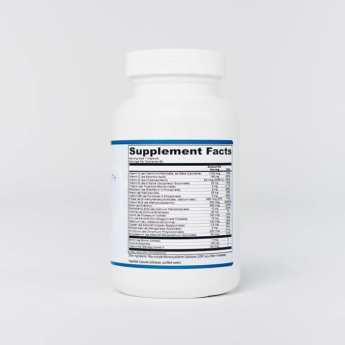Multi Dietary Supplement – Integrative Functional Health Formula, 60-Day Supply, Complete Multivitamin for Men and Women