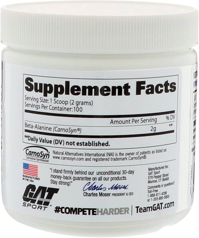 GAT Sport Beta Alanine Supplement, 200 Gram
