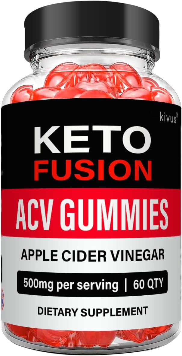 kivus Keto Fusion Gummies - Keto Fusion ACV Gummies (Single, 60 Gummies)