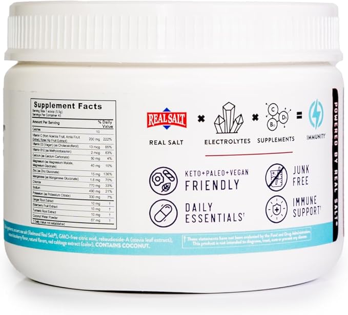 REDMOND Re-Lyte Immunity, Multivitamin Supplement Mix (BlackBerry)