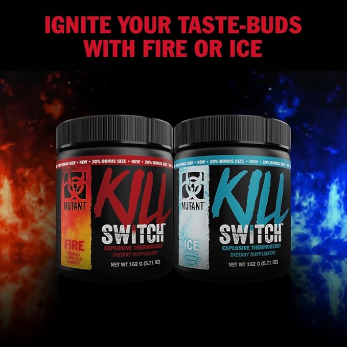 Mutant Killswitch Ultra Thermo | Thermogenic Pre Workout | Ice 162g