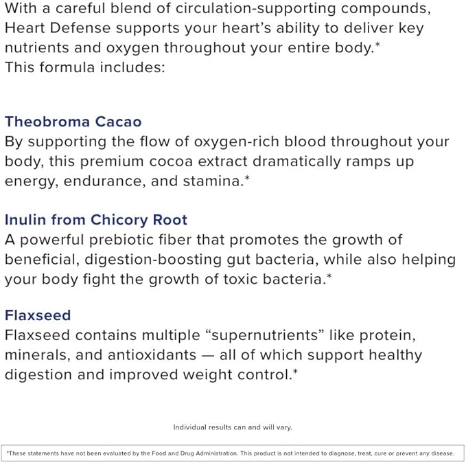 Gundry MD® Heart Defense™ Concentrated Dark Chocolate Polyphenol Blend, 30 Servings