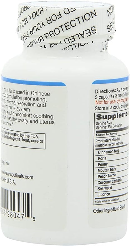 Ovary & Uterus Clean, 500 mg Dietary Supplement Capsules, 60-Count Bottle (Pack of 2)