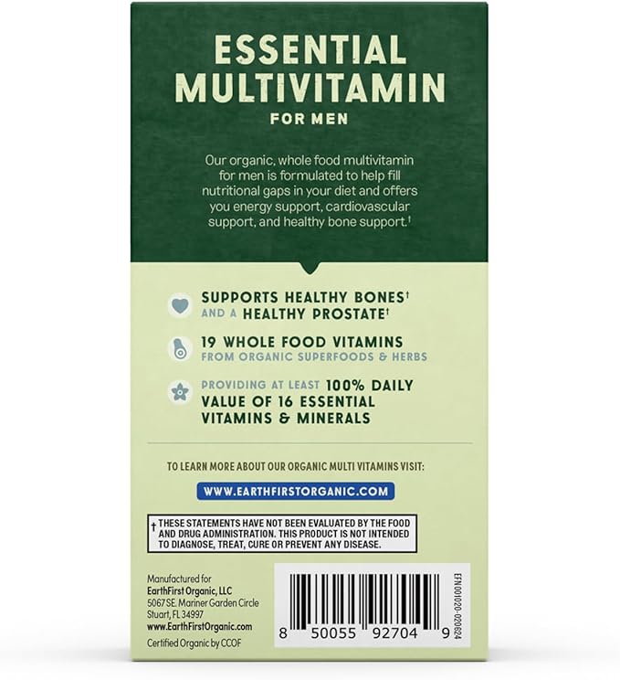 Men’s Multi Once Daily, Men's Multivitamin, 19 Vitamins from Herbs & Superfoods, 30 Count