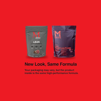 Mdrive Lean for Men, Protein Powder for Supporting and Preserving Lean Muscle Mass, Morosil Sicilian Blood Orange Extract, Chromax, Whey Protein, Blood Orange Chocolate Flavor, 30 Servings, 30oz