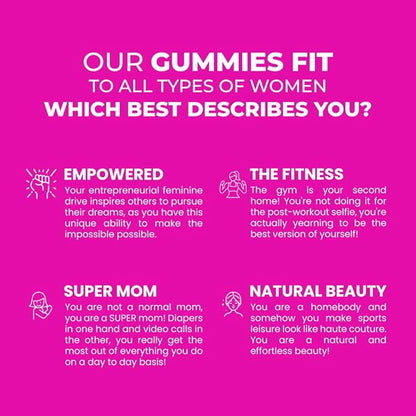 Multivitamin for Women - 120 Multivitamin Gummies - Vitamins for Women - Natural Fruit Flavor - Gluten Free & Non GMO - Pack x 2 Bottles.