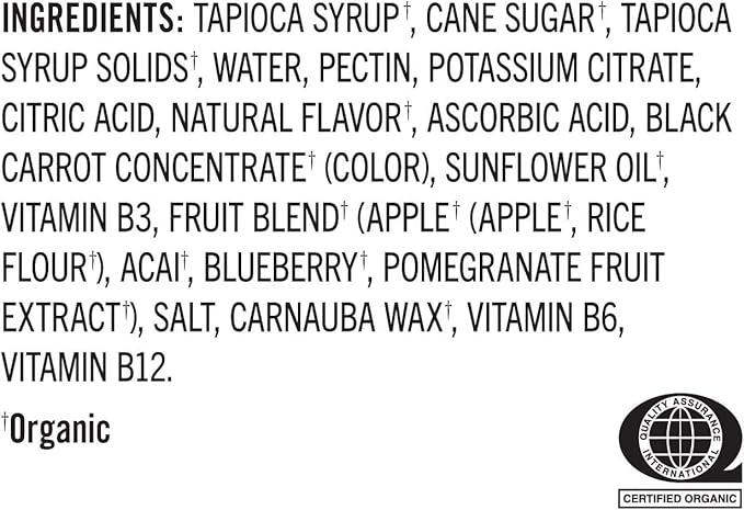 PROBAR - BOLT Organic Energy Chews, Pink Lemonade, Non-GMO, Gluten-Free, USDA Certified Organic, Healthy, Natural Energy, Fast Fuel Gummies with Vitamins B & C (12 Count)