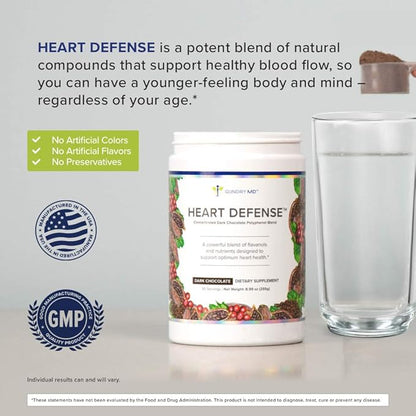 Gundry MD® Heart Defense™ Concentrated Dark Chocolate Polyphenol Blend, 30 Servings