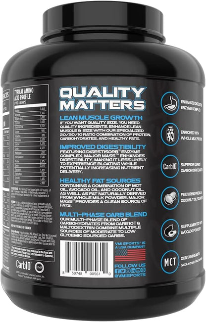 VMI Sports | Major Mass Lean Mass Gainer Ice Cream Sandwich | Mass Gainer Protein Powder for Muscle Gain | Weight Gainer Protein Powder for Men | Weight Gainer for Women (Ice Cream Sandwich, 4 Pounds)