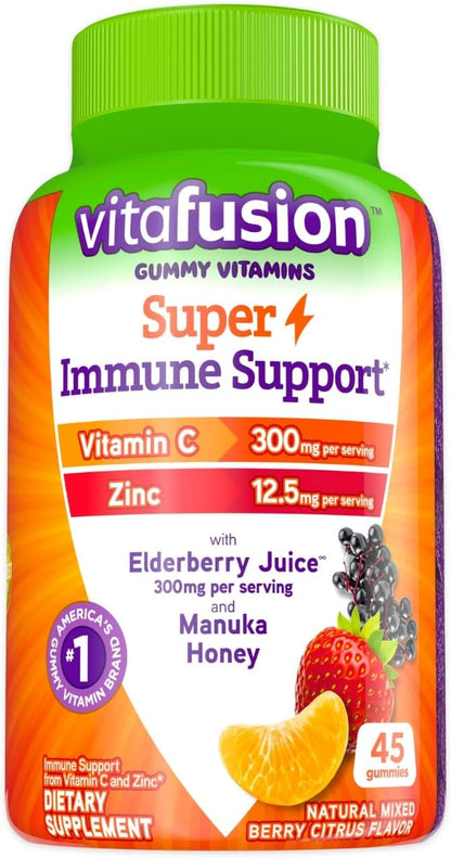 Vitafusion Super Immune Support Gummy Vitamins, 45ct
