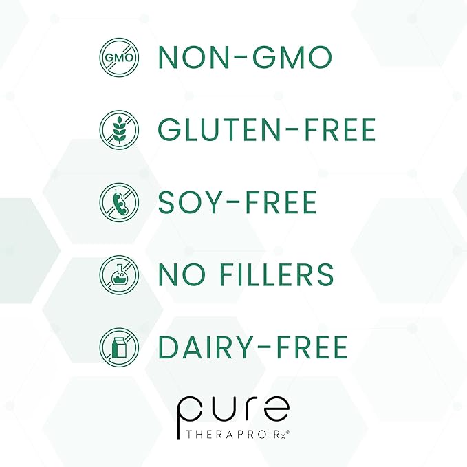 Pure Therapro Rx Elite IgG Immunoglobulin Supplement | 1100+ mg IgG, IGA & IgM Serum Derived Immunoglobulins (SBI) | Colostrum Supplement Alternative | Gluten, Dairy & GMO Free (60 Capsules)