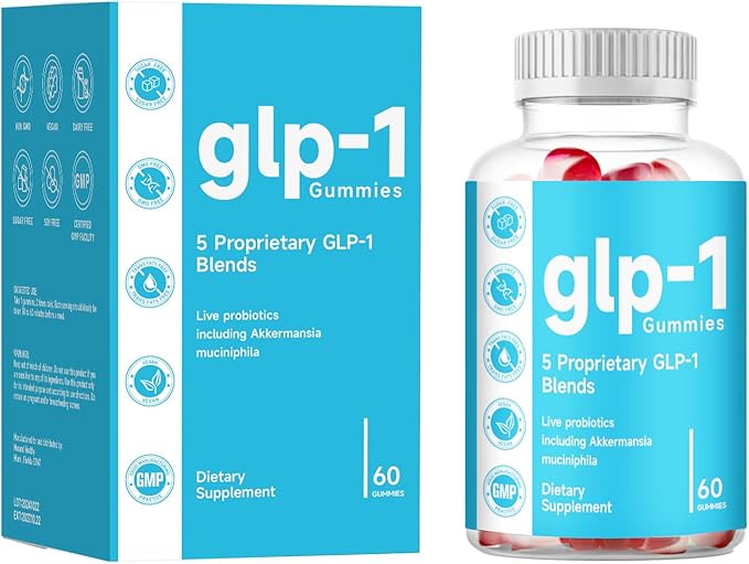 GLP-1 Support | GLP-1 Supplement, GLP Support Core with Synbiotics,with Naturally GLP-1 Supplement Probiotic, Hops Extract, GLP-1 Energy, GLP-1 Levels & Overall Health - 60 Count