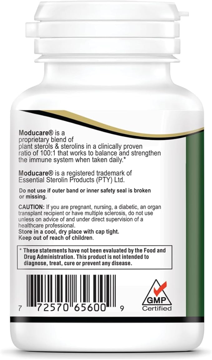 Daily Immune Support, Plant Sterol Dietary Supplement, 90 Vegetarian Capsules (Packaging May Vary)