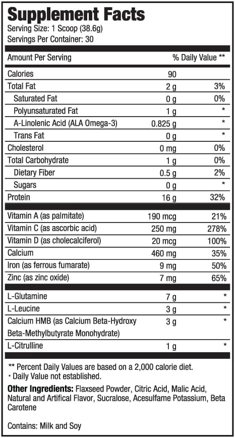 MEND Repair & Recover Citrus Protein Powder - Support Healing for Bones, Wounds, and Tissues