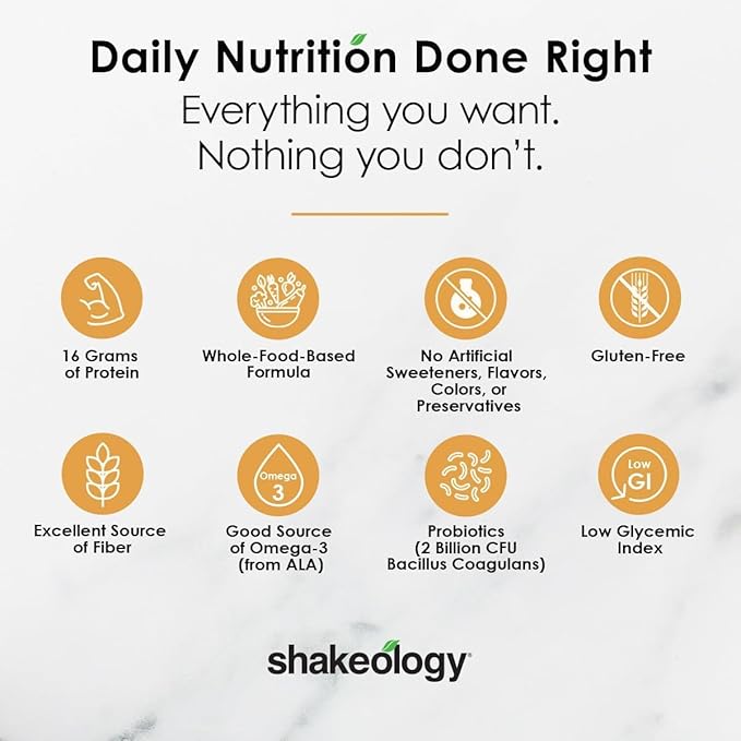 BODi Shakeology Vegan Protein Powder - Gluten Free, Superfood Protein Shake - Helps Support Healthy Weight Loss, Lean Muscle Support, Manage Effects of Stress, Peppermint Mocha - 14 Servings
