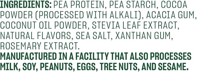 Vega Original Protein Powder, Creamy Chocolate Plant Based Protein Drink Mix for Water, Milk and Smoothies, 16.2 oz (Packaging May Vary)