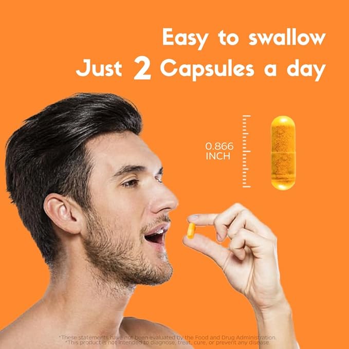 Chondroitin Boswellia MSM Turmeric Hydrolyzed Collagen - Joint Support Supplement, helps with joint mobility & flexibility, function & comfort, cartilage repair, supports smooth movement (60Ct/30Day)